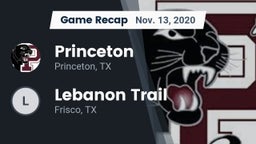 Recap: Princeton  vs. Lebanon Trail  2020