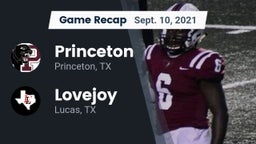 Recap: Princeton  vs. Lovejoy  2021