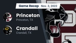 Recap: Princeton  vs. Crandall  2022