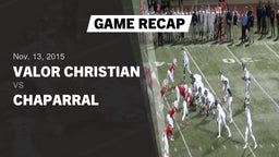 Recap: Valor Christian  vs. Chaparral  2015