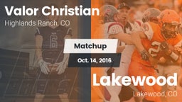 Matchup: Valor Christian vs. Lakewood  2016