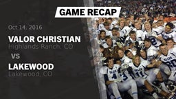 Recap: Valor Christian  vs. Lakewood  2016