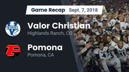 Recap: Valor Christian  vs. Pomona  2018
