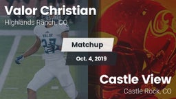 Matchup: Valor Christian vs. Castle View  2019