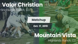 Matchup: Valor Christian vs. Mountain Vista  2019
