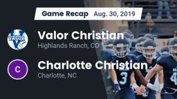 Recap: Valor Christian  vs. Charlotte Christian  2019