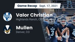 Recap: Valor Christian  vs. Mullen  2021