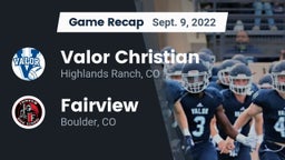 Recap: Valor Christian  vs. Fairview  2022