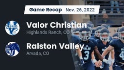 Recap: Valor Christian  vs. Ralston Valley  2022