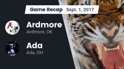 Recap: Ardmore  vs. Ada  2017