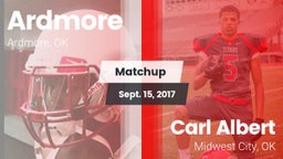 Matchup: Ardmore  vs. Carl Albert   2017