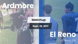 Matchup: Ardmore  vs. El Reno  2017