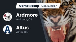 Recap: Ardmore  vs. Altus  2017