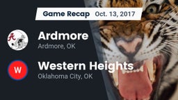 Recap: Ardmore  vs. Western Heights  2017