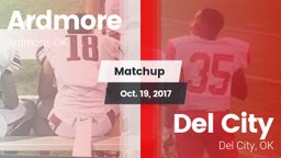 Matchup: Ardmore  vs. Del City  2017