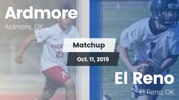 Matchup: Ardmore  vs. El Reno  2019