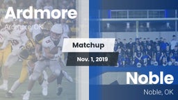 Matchup: Ardmore  vs. Noble  2019
