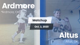 Matchup: Ardmore  vs. Altus  2020