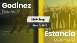 Matchup: Godinez  vs. Estancia  2017