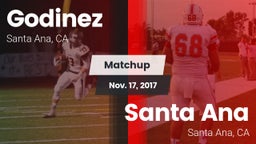 Matchup: Godinez  vs. Santa Ana  2017