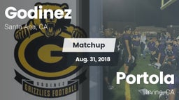 Matchup: Godinez  vs. Portola  2018