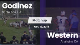 Matchup: Godinez  vs. Western  2018