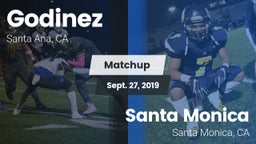Matchup: Godinez  vs. Santa Monica  2019