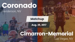 Matchup: Coronado  vs. Cimarron-Memorial  2017