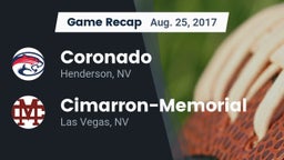Recap: Coronado  vs. Cimarron-Memorial  2017