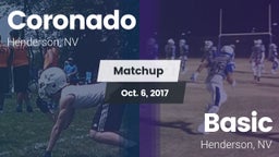 Matchup: Coronado  vs. Basic  2017