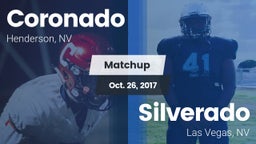 Matchup: Coronado  vs. Silverado  2017
