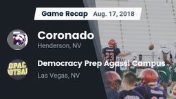 Recap: Coronado  vs.  Democracy Prep Agassi Campus 2018