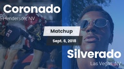 Matchup: Coronado  vs. Silverado  2018