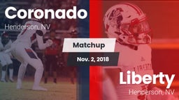 Matchup: Coronado  vs. Liberty  2018