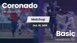 Matchup: Coronado  vs. Basic  2019