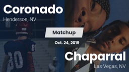 Matchup: Coronado  vs. Chaparral  2019