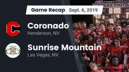 Recap: Coronado  vs. Sunrise Mountain  2019