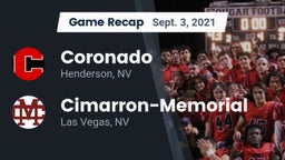 Recap: Coronado  vs. Cimarron-Memorial  2021