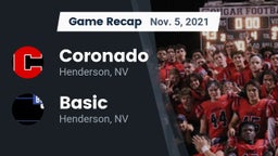 Recap: Coronado  vs. Basic  2021