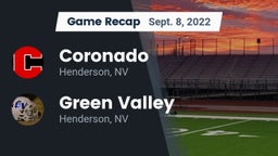 Recap: Coronado  vs. Green Valley  2022