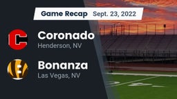 Recap: Coronado  vs. Bonanza  2022