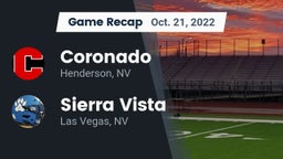 Recap: Coronado  vs. Sierra Vista  2022
