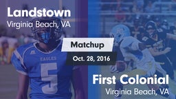 Matchup: Landstown High vs. First Colonial  2016