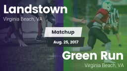 Matchup: Landstown High vs. Green Run  2017
