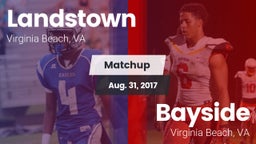 Matchup: Landstown High vs. Bayside  2017