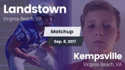 Matchup: Landstown High vs. Kempsville  2017