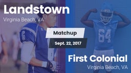 Matchup: Landstown High vs. First Colonial  2017