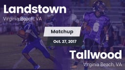 Matchup: Landstown High vs. Tallwood  2017