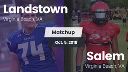 Matchup: Landstown High vs. Salem  2018