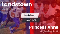Matchup: Landstown High vs. Princess Anne  2019